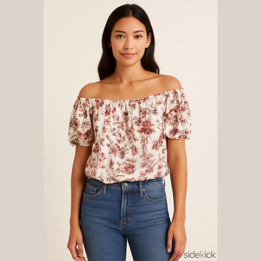 American Eagle cold shoulder top